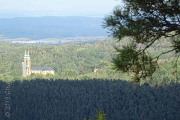 Blick auf Vierzehnheiligen