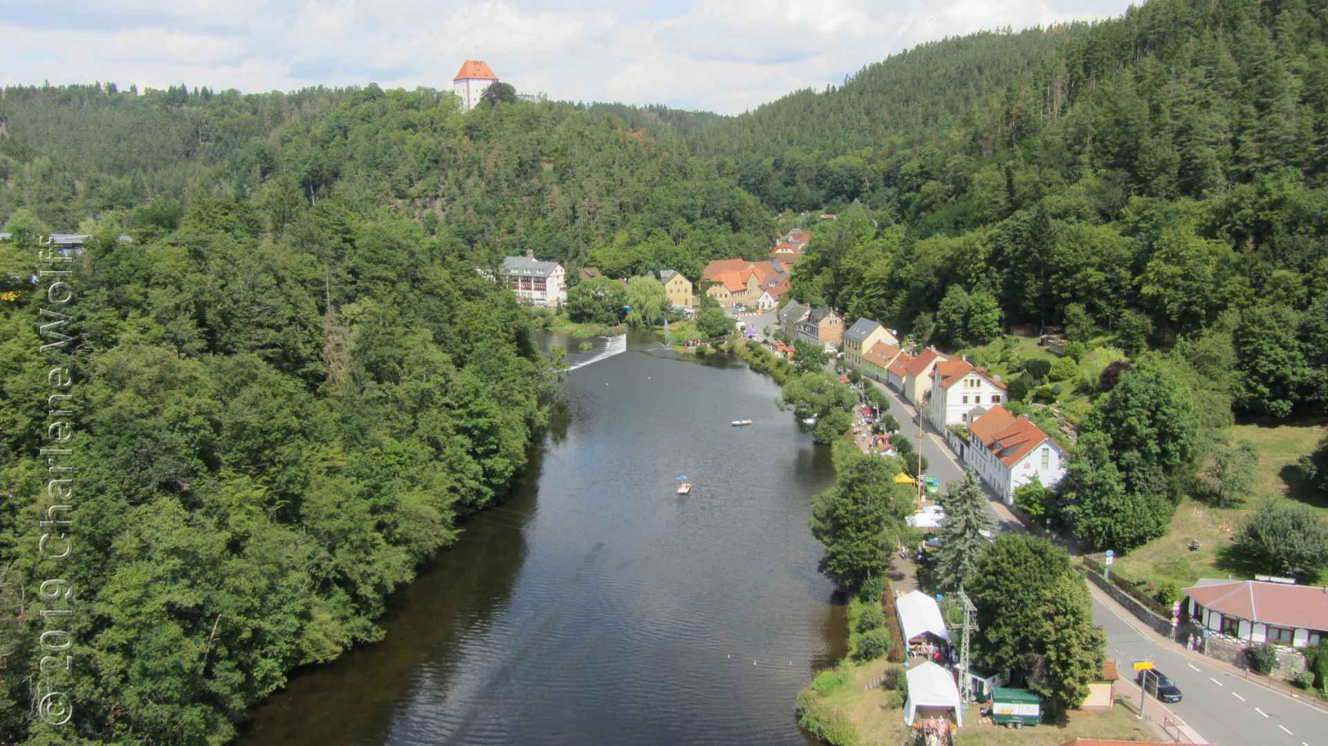 Ziegenrück von oben