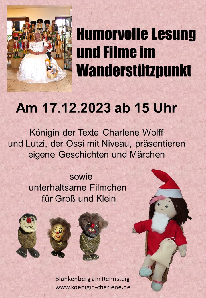 Advent im Wanderstützpunkt Blankenstein